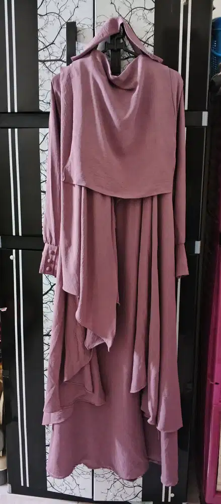 Prelove one set Gamis Syar'i lengkap niqob