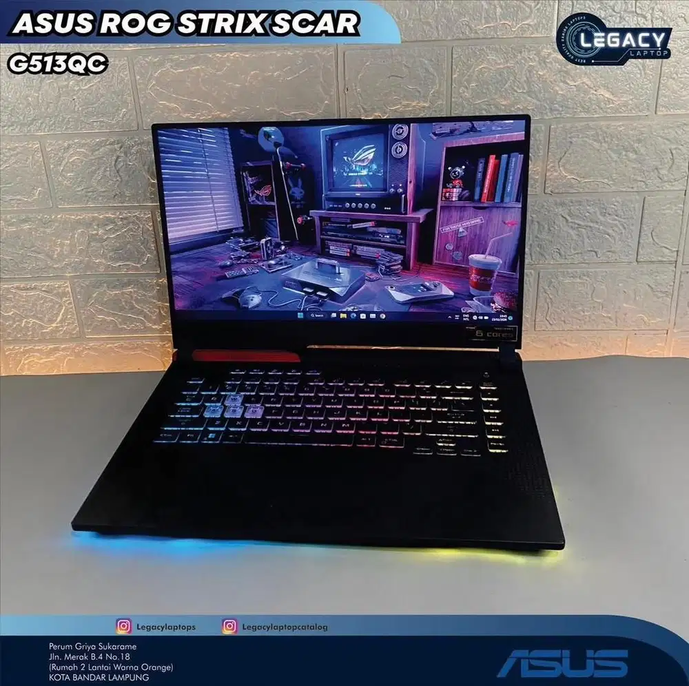 ASUS ROG STRIX SCAR G513QC RTX 3050 4GB
