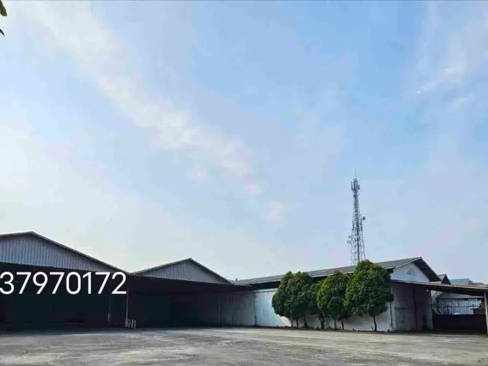 Disewakan Gudang Dekat Pasar Bantar Gebang  Narogong Bekasi
