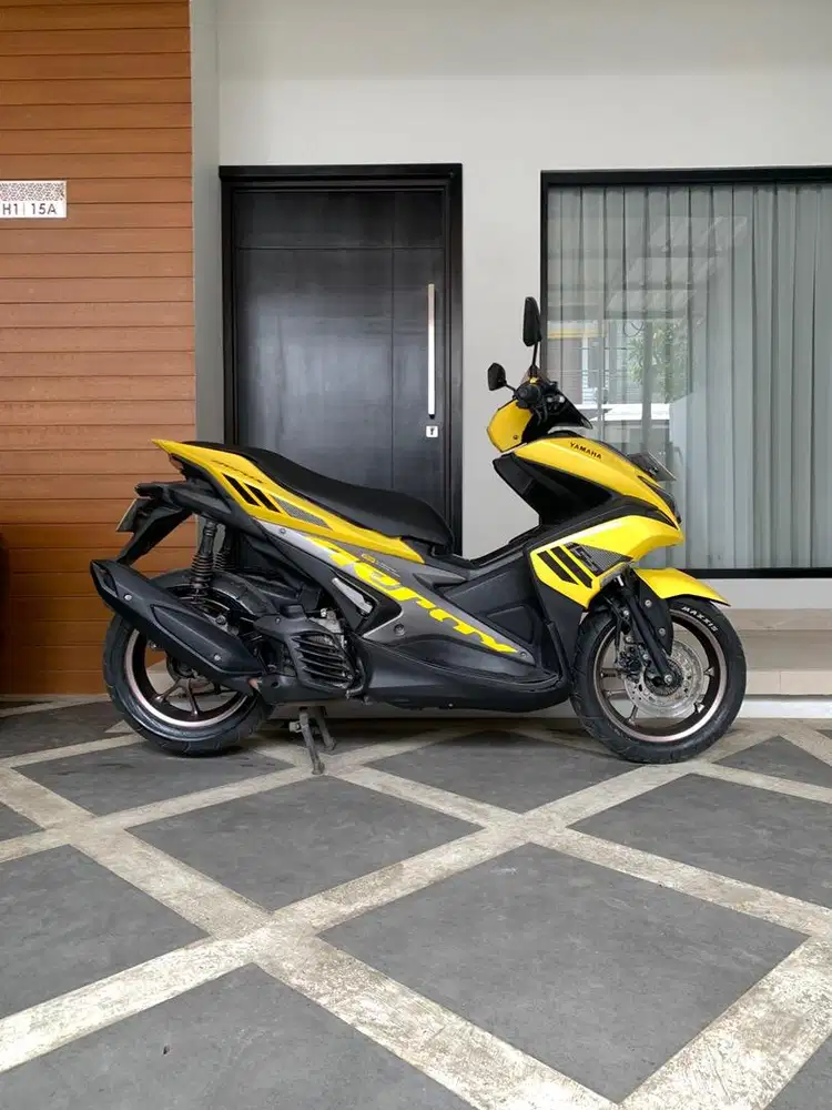 YAMAHA AEROX 2018 PAJAK ON PLAT DKI, SRT LGKP, MESIN ENAK SIAP PAKAI