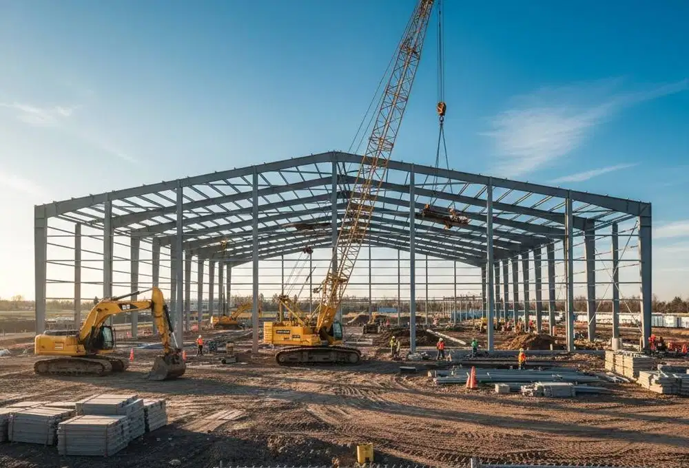 JASA KONSTRUKSI INDUSTRI PROFESIONAL - GUDANG, PABRIK & WAREHOUSE BERG