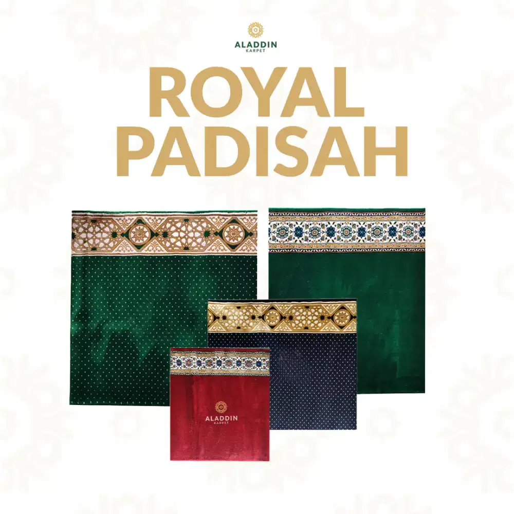 Jual Karpet Masjid Tipe Royal Padisah (SUPER TEBAL 22m) Merk Turkiye