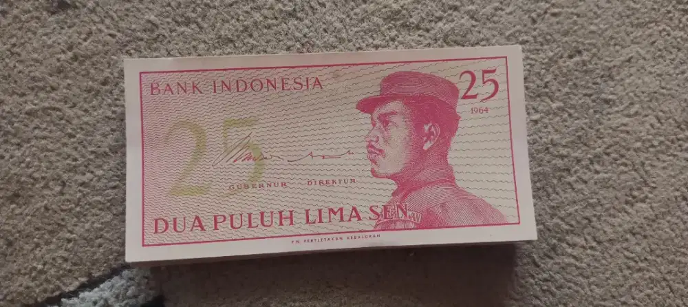 Uang kertas 25 sen versi sukarelawan