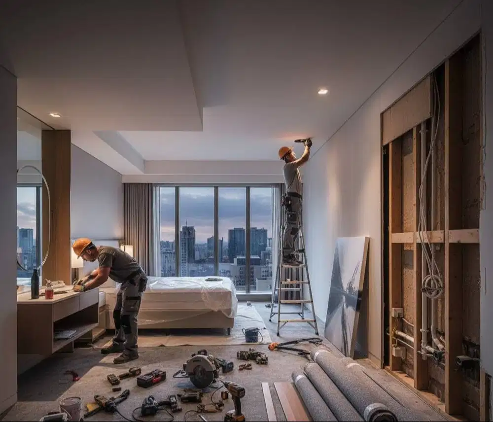 JASA RENOVASI HOTEL & PENGINAPAN PROFESIONAL - MODERN, ELEGAN DAN BERG