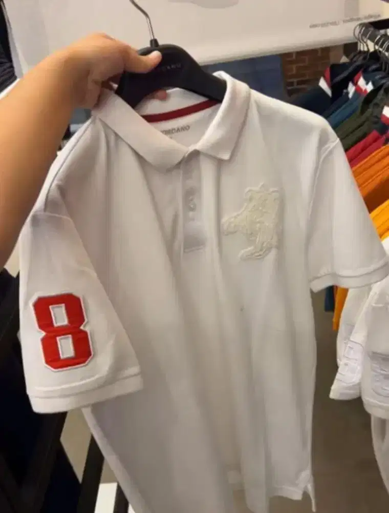 baju giordano putih kerah