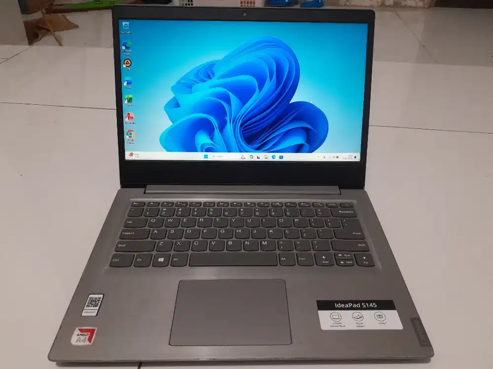 Laptop Anti Lag Lenovo S145 Amd A4 Ram 4Gb Ddr4 Ssd 128Gb Dan Hdd 1Tb