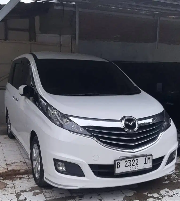 Mazda Biante 2014 Skyactive Putih –KM 130rb-an, Rawatan Pribadi, Mulus