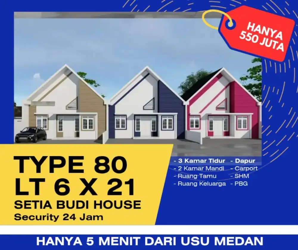 Dijual Pwruma Elite Modern Murah 3 Kamar tidur Daerah Setia budi