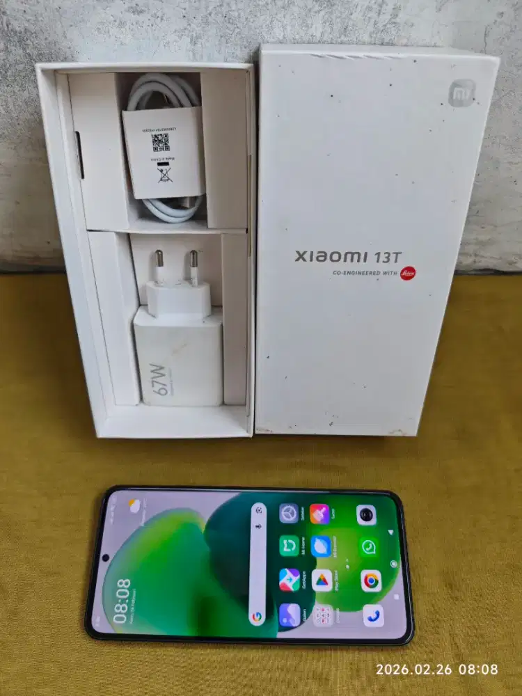 Xiaomi 13T 12/256 Fullset ori segel mulus no minus istimewa