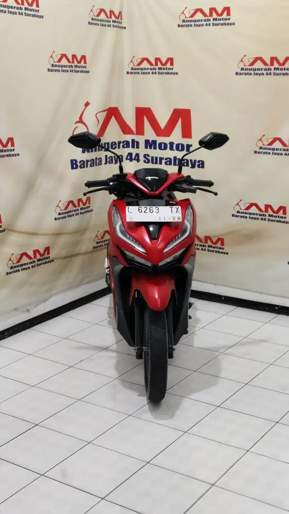 Honda Vario 150 keyless tahun 2019 merah doff