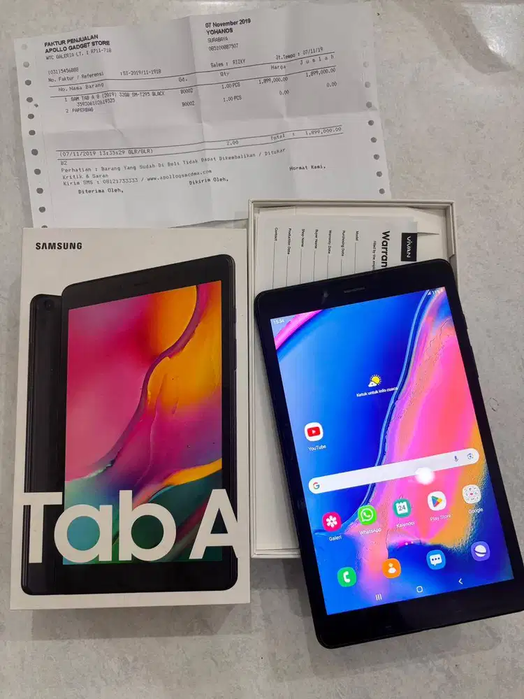 Dijual Samsung Galaxy Tab A 2019 — Mulus, Normal, Siap Pakai!