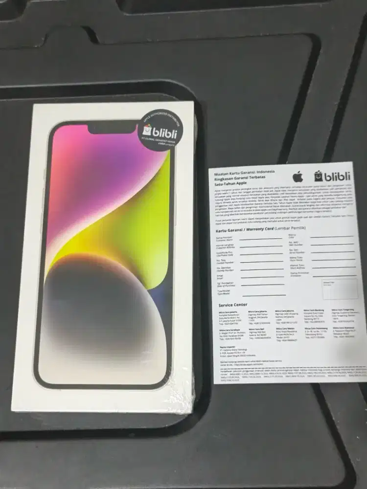 Iphone 14 128 Gb garansi resmi masih segel