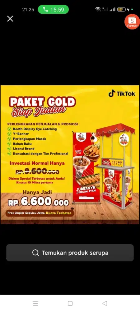 Paket jualan sempol