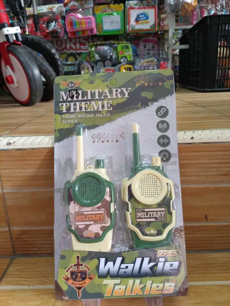 mainan anakk wakiee talkie military
