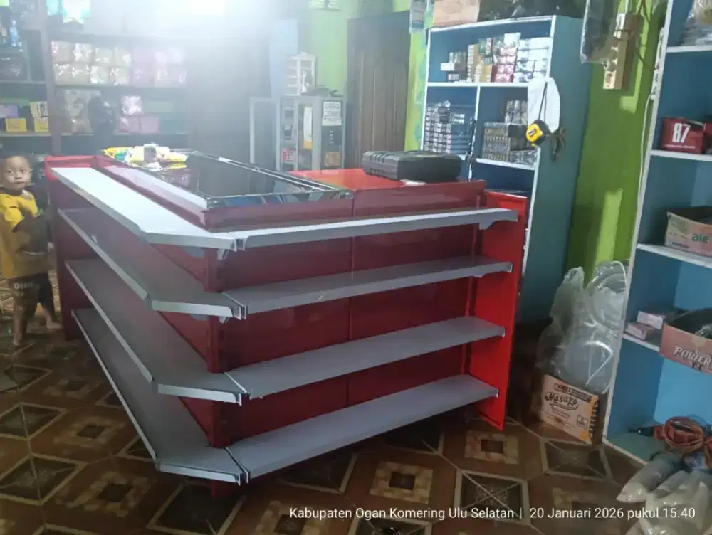 Meja Kasir Plat Besi