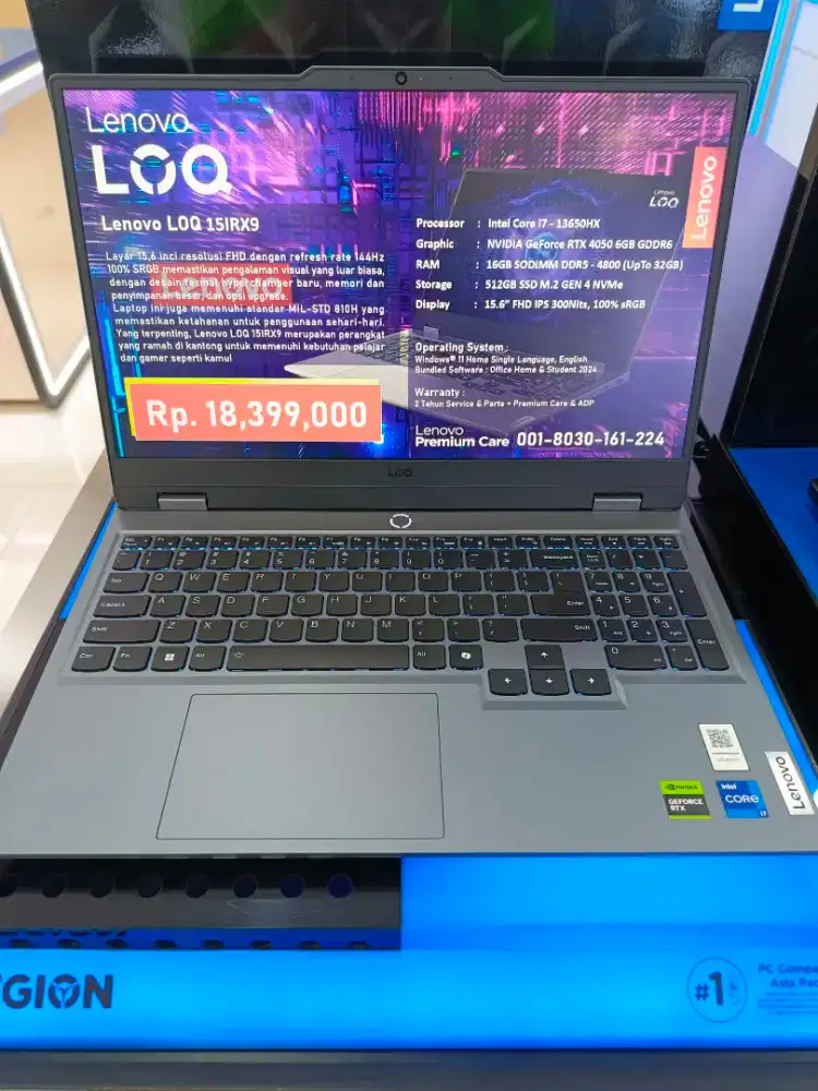 Kredit laptop Lenovo LOQ 15IRX9