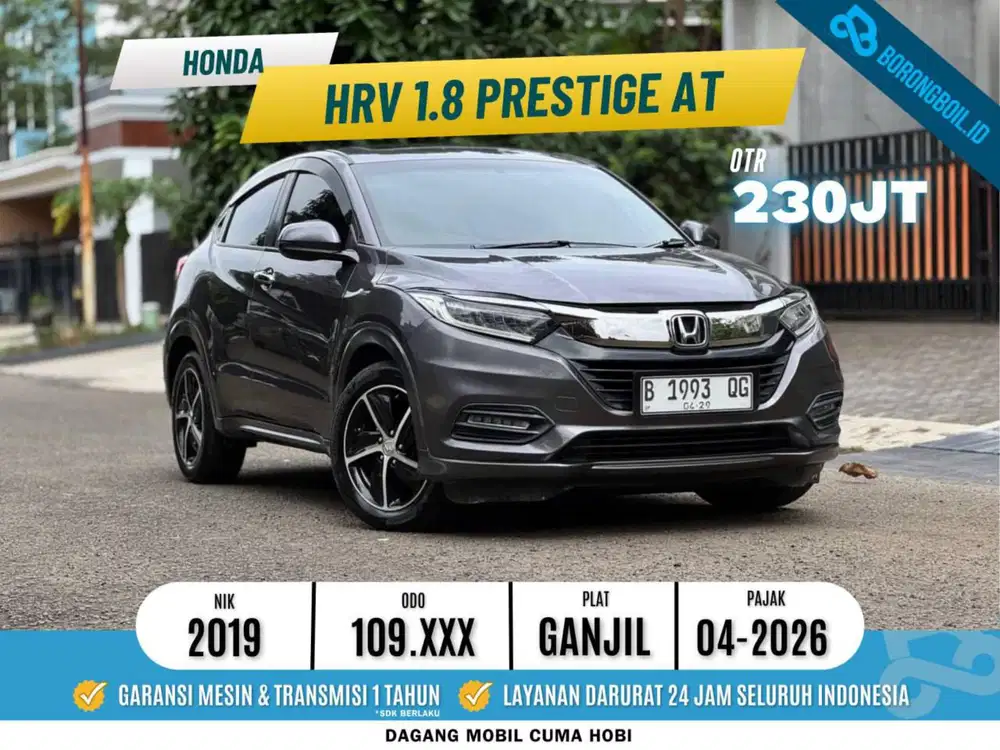 Honda HRV Prestige AT Abu Abu 2019