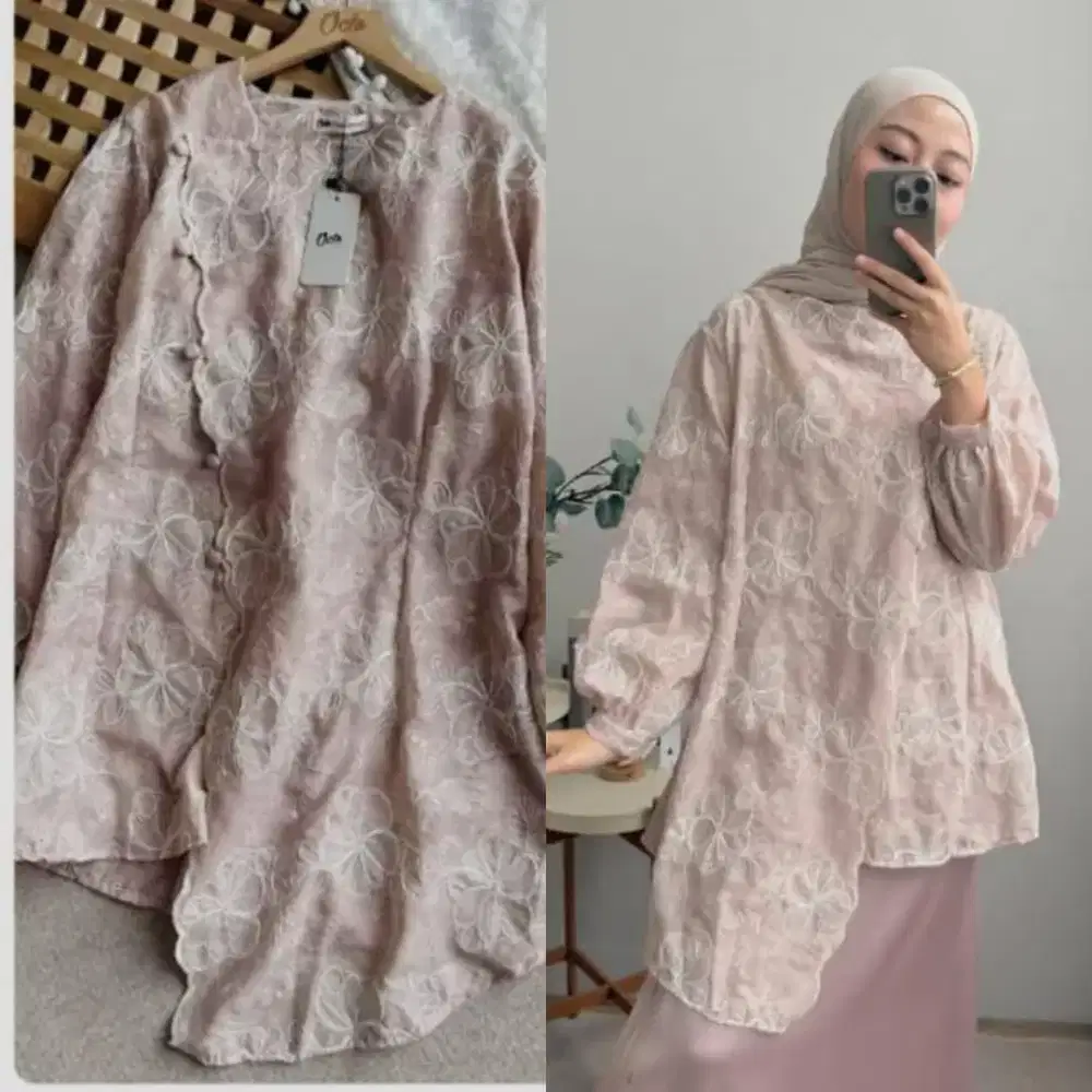 Baju Brukat Edisi lebaran Merk OCLO NEW/BARU