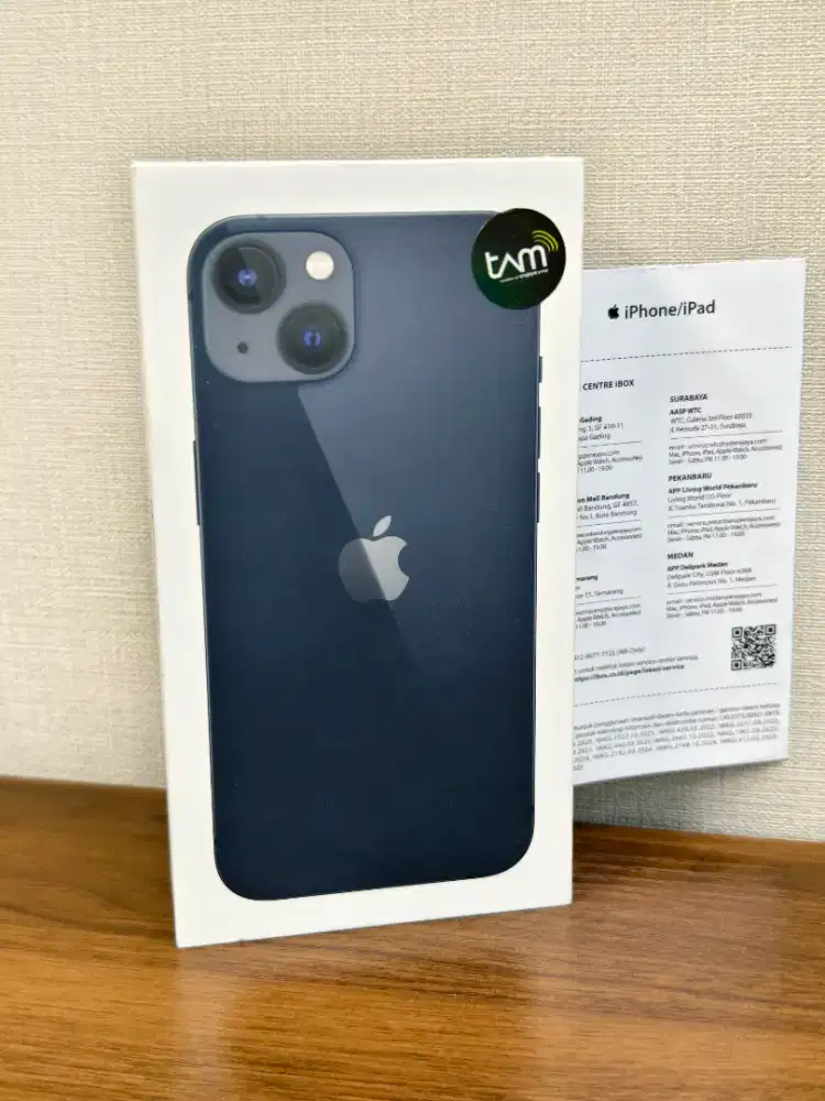 Iphone 13 128gb ibox New segel/ hitam