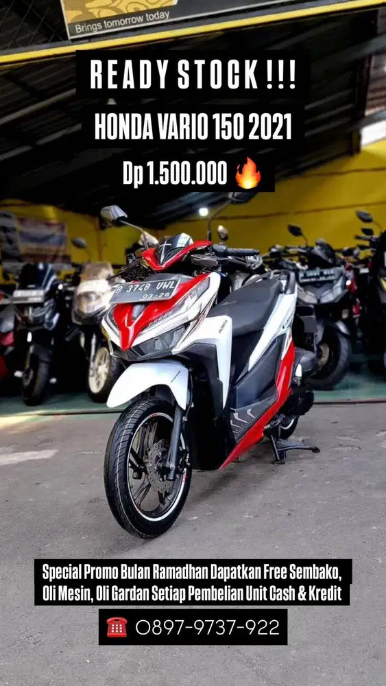 HONDA VARIO 150 2021 CASH & KREDIT !!!