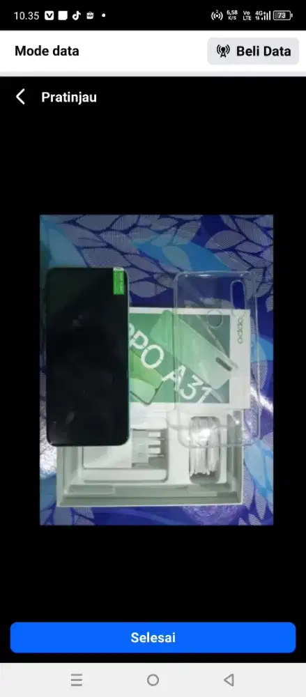 Jual murah hp baru Oppo A31 ram 8/256 layar 6,53 inch fulset