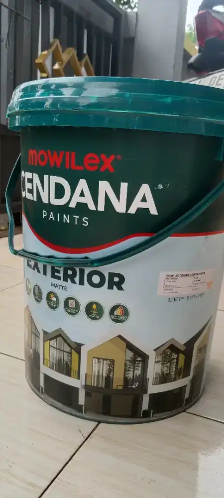 Cat exterior murah warna abu2,netto:25kg