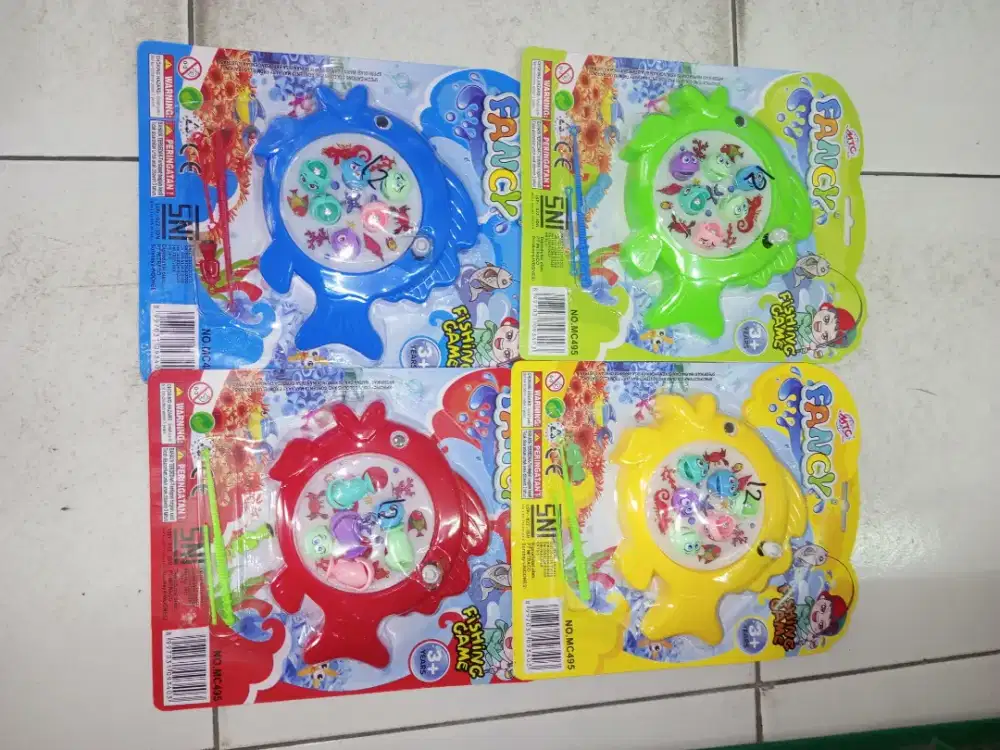 mainan Anak pancing ikan putar