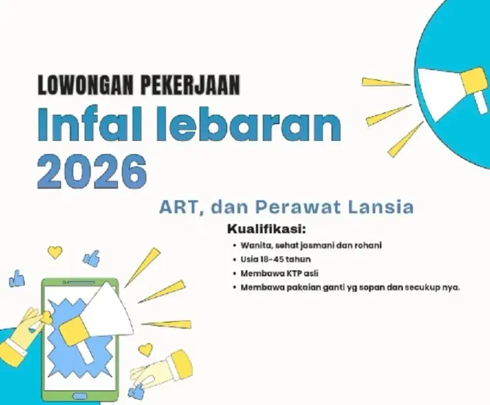 Loker Infal Lebaran 2026