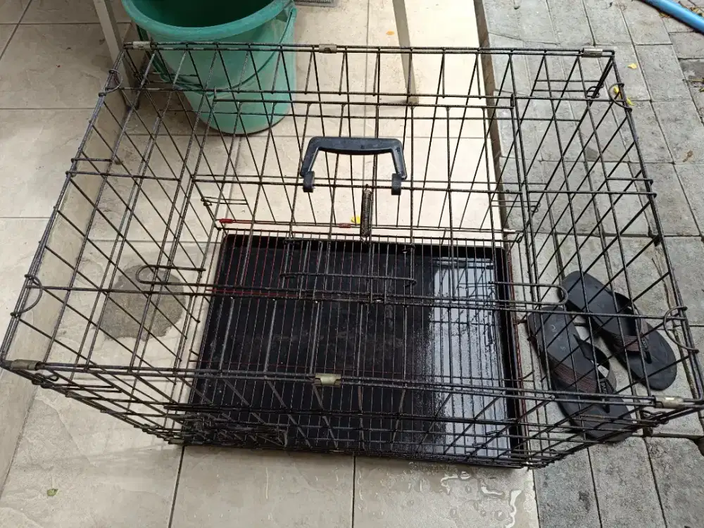 Kandang Octagon Besi Tebal 60x40x55 Fullset