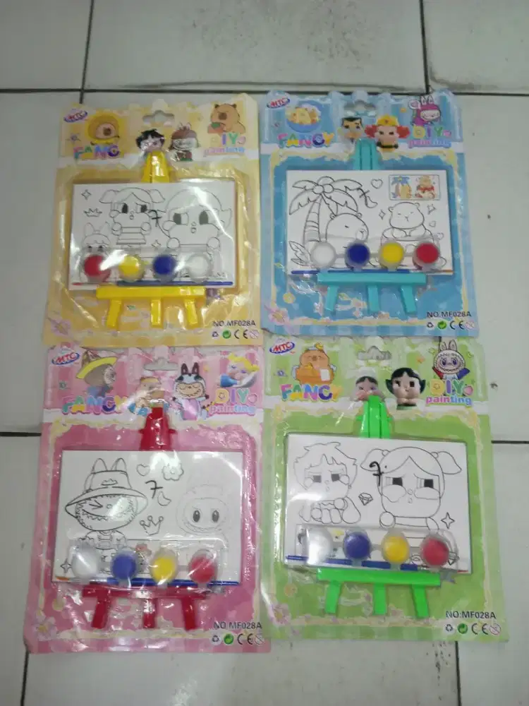 mainan anak lukis gambar