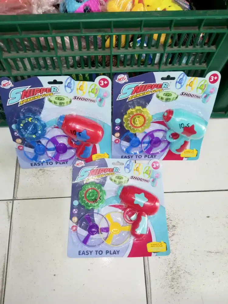 mainan anak pistol kitiran