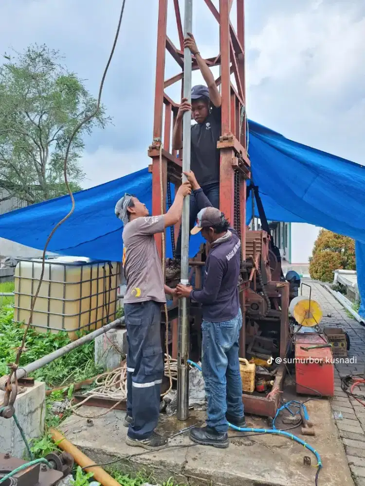 Sumur bor air rumah tangga