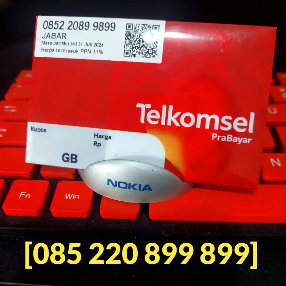 Nomor Cantik Super Telkomsel Angka Maximal 899 899