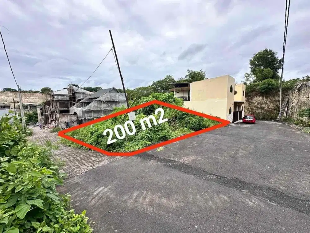 Tanah Hook Lingkungan Villa Dekat Pantai Pandawa