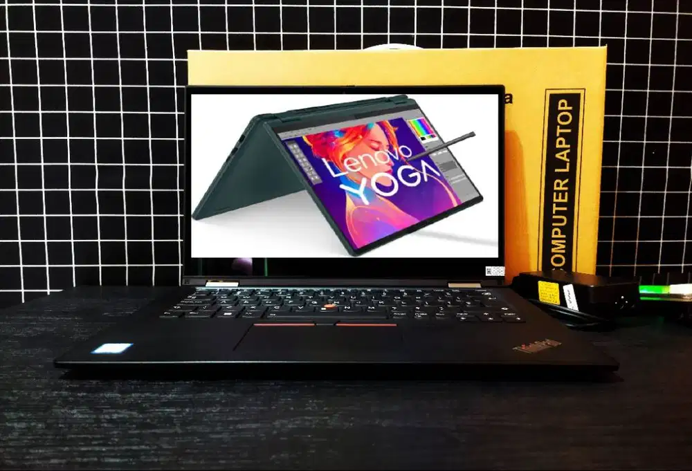 Laptop TouchScreen 2-in-1 FLIP bisa di LIPAT smpe 360 FULZET original