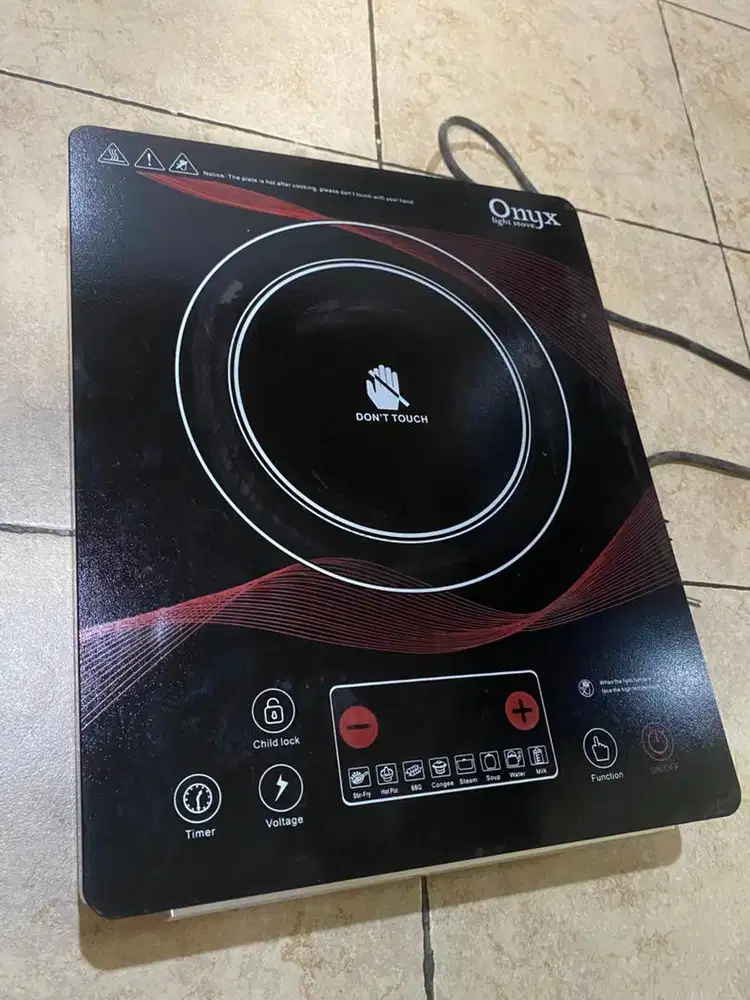 Kompor Listrik Onyx Light Stove 200W preloved