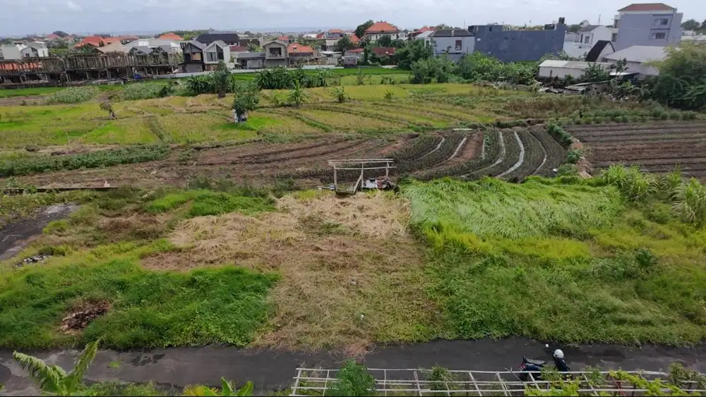 Dijual Tanah Strategis View Sawah dekat Lollypop Preschool Kerobokan