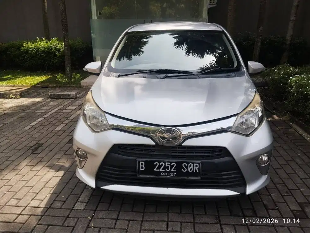 JUAL CEPAT CALYA PT G 2017 AT BENSIN SILVER NEGO TIPIIISSSS