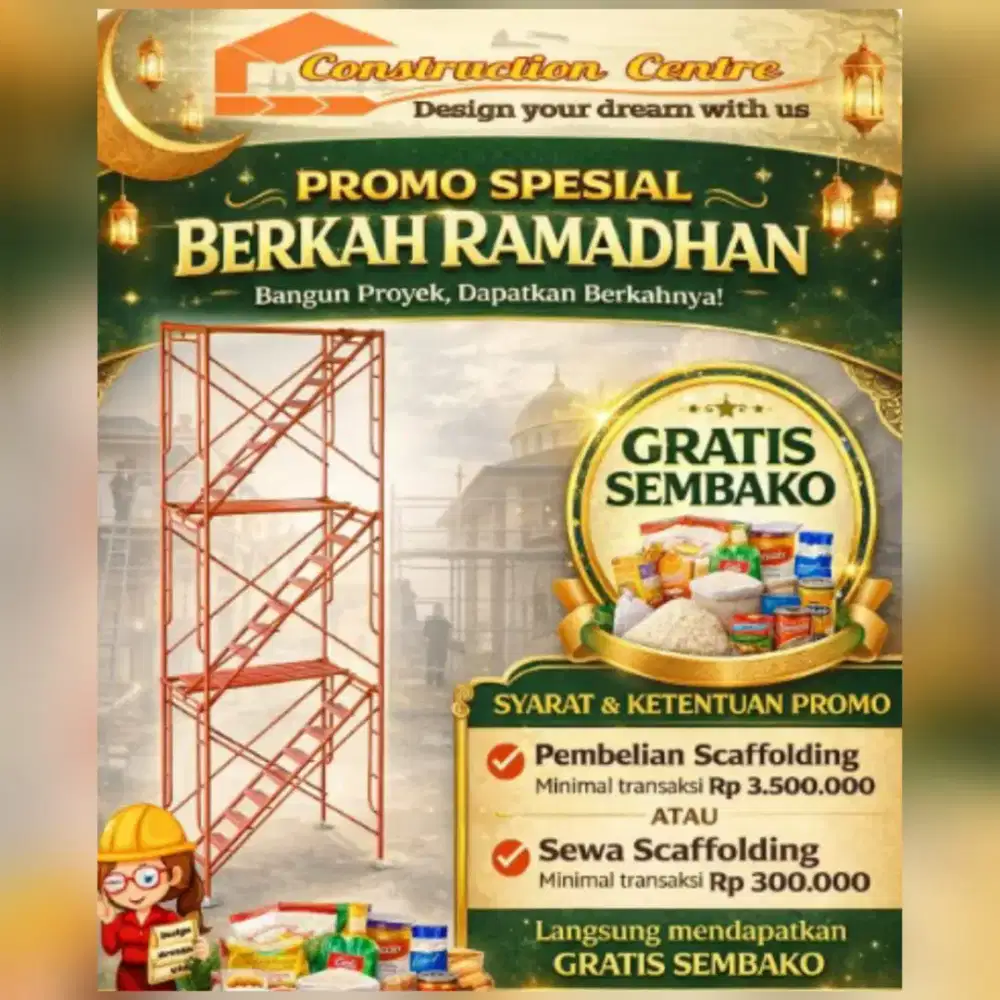 scaffolding besi hitam
