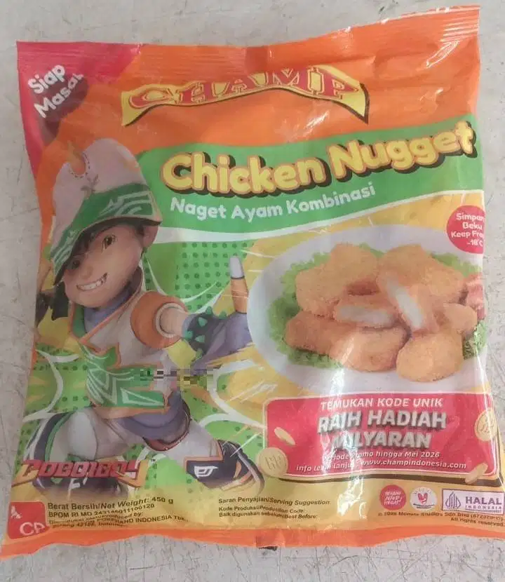 Champ Nugget Ayam 450 Gram Harga Promo