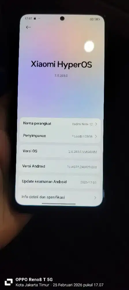 redmi note 12 ram 8/128