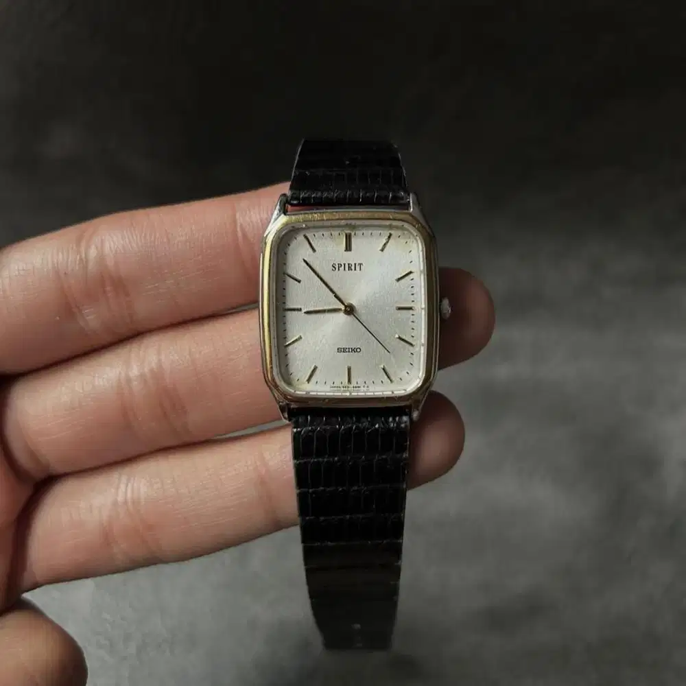 Seiko Tank Spirit - Jam Tangan Vintage 90s