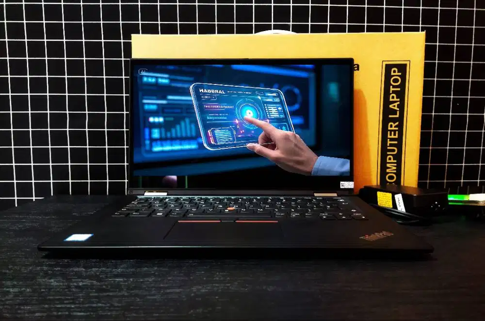 Laptop TouchScreen 2-in-1 FLIP bisa di LIPAT smpe 360 FULZET original