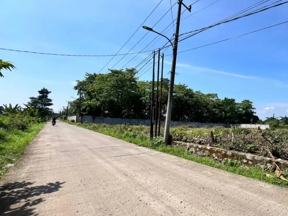 Hanya Dimulai 1 Jt-an Permeter Kavling SHM dekat Stasiun Jatake Tangerang