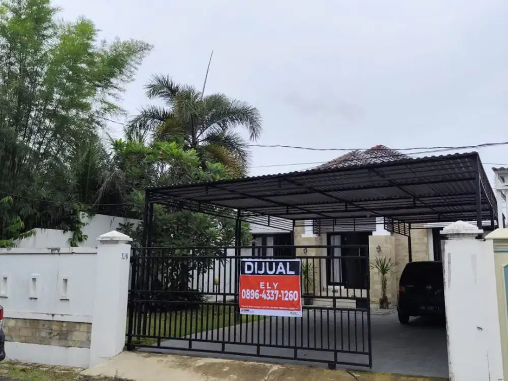 DIJUAL RUMAH FULL FURNISH BANK RAYA DEMANG LEBAR DAUN PALEMBANG