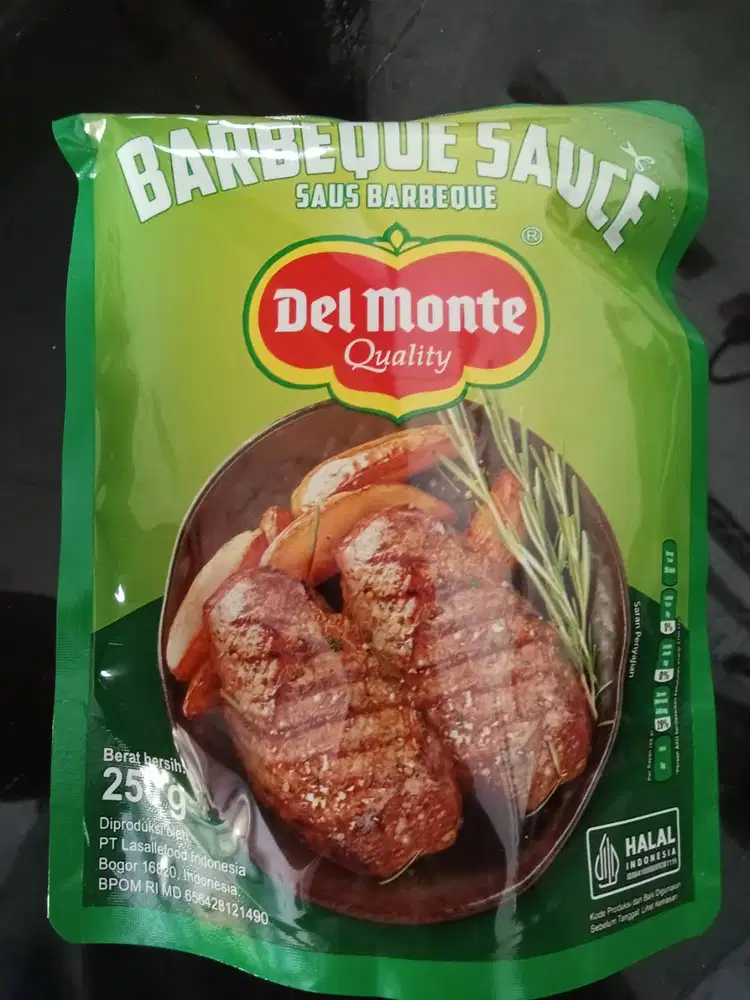 Delmonte BBQ Sauce Pouch 250 Gram