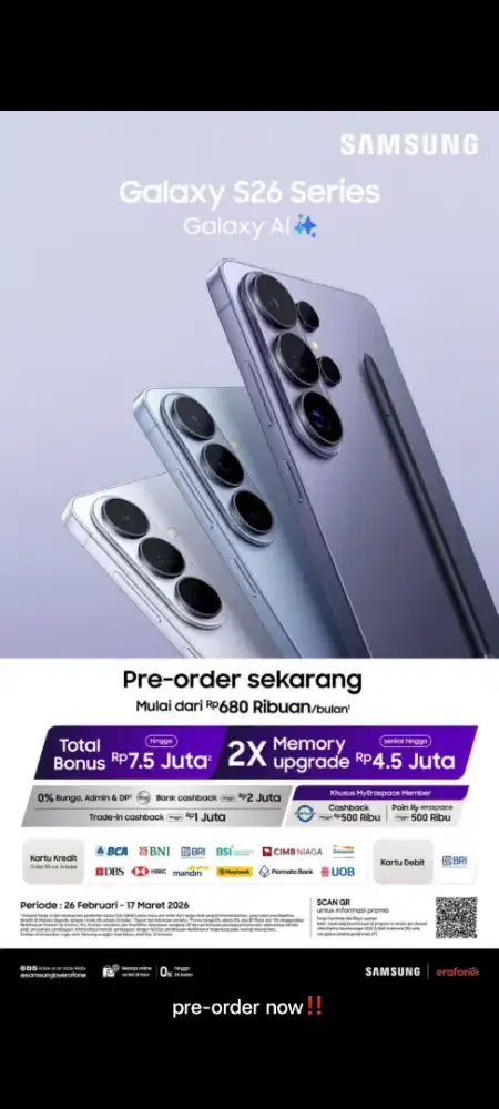 Pre-Order samsung galaxy S26 Ultra