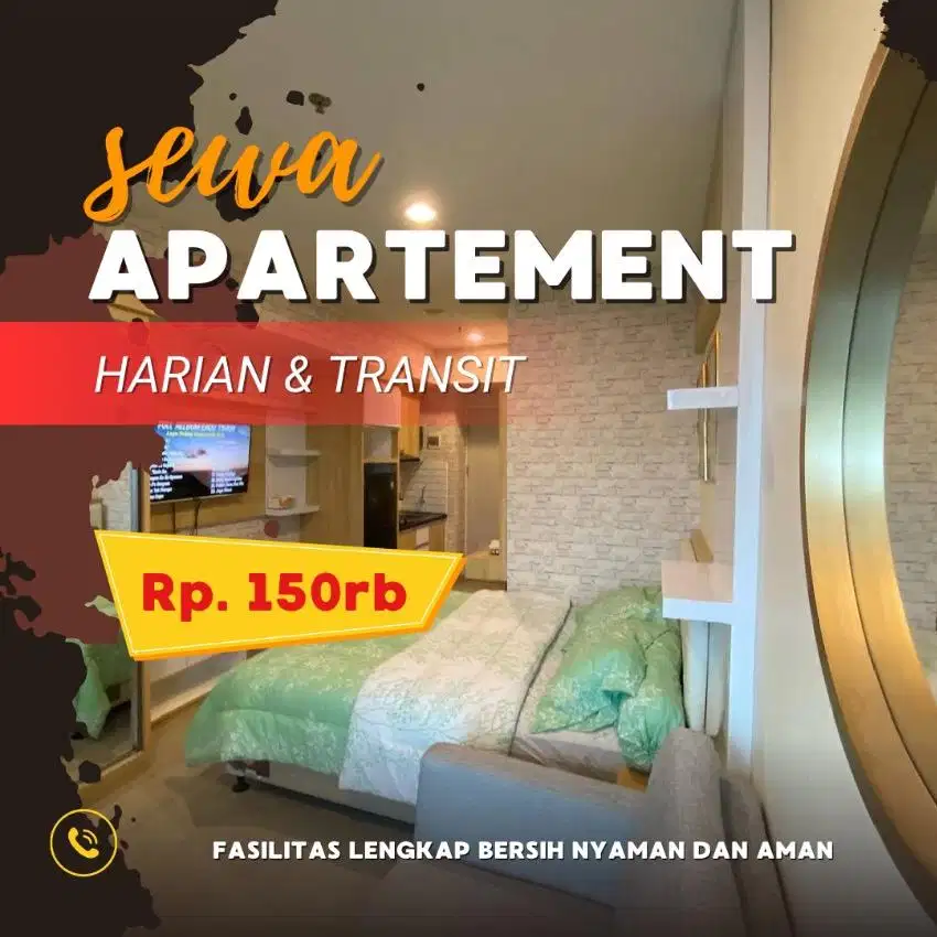 Sewa Apartemen Tangerang TREEPARK SERPONG BSD Harian/Transit Termurah