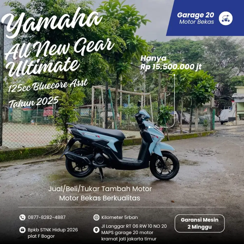 Yamaha gear 125cc ultimate Asst tahun 2025