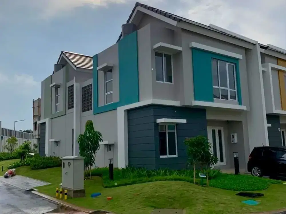 Rumah Hoek 2 Lantai Sebelah Clubhouse Cluster Agnesi Gading Serpong – SHM